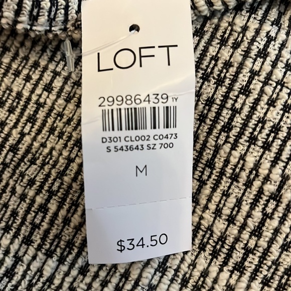 NWT cropped loft tank top, size M - Picture 5 of 5